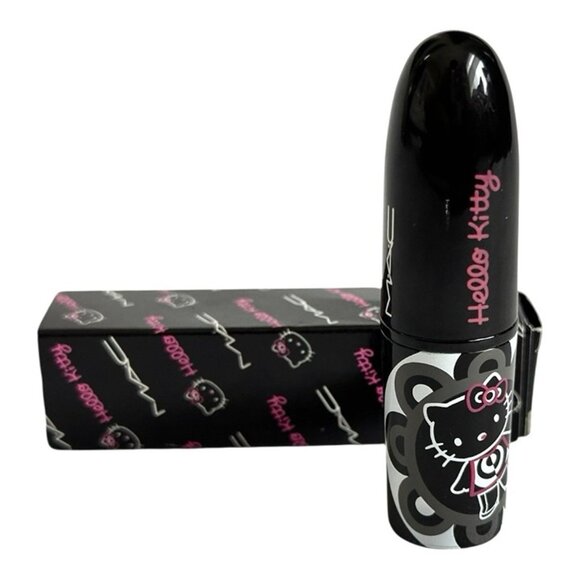 MAC Hello Kitty Big Bow Glaze Lipstick Rare Limited Edition NIB 0.1oz - Picture 2 of 5